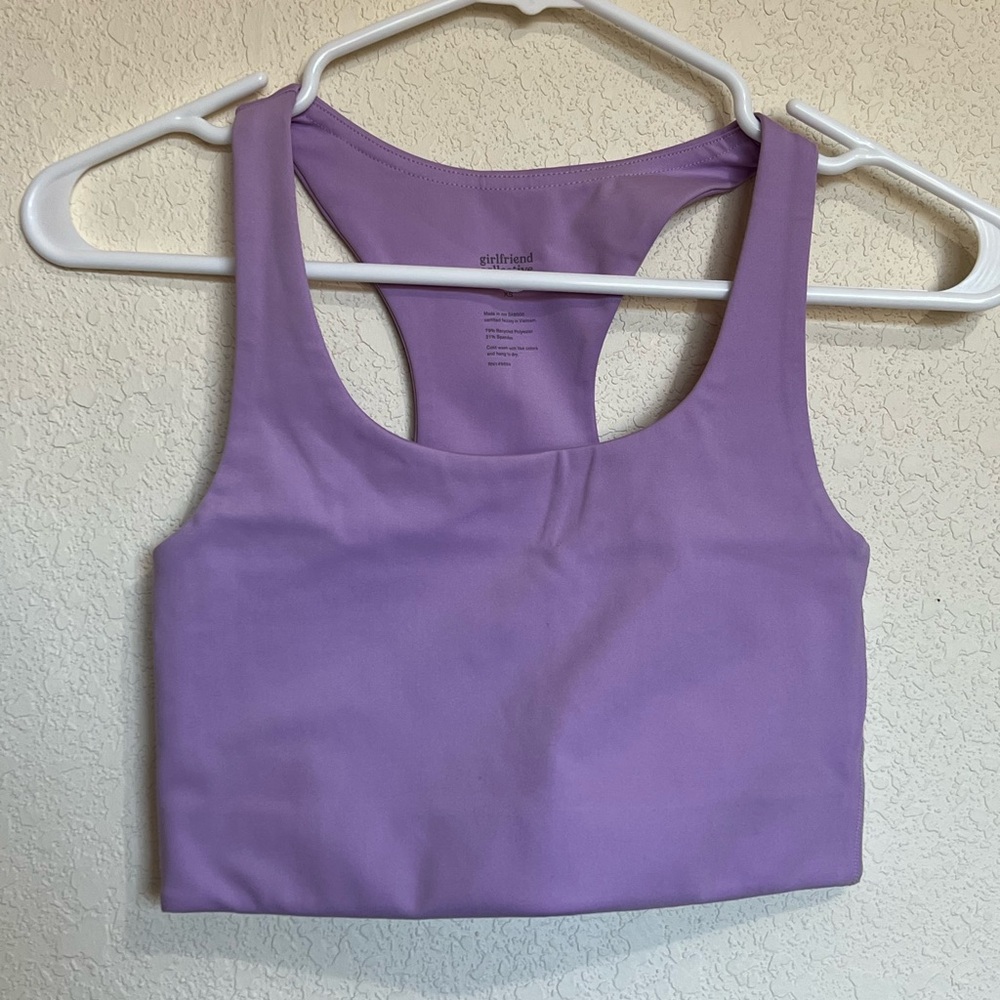 Girlfriend Collective Paloma bra XS lavender